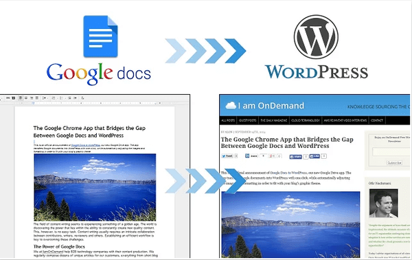  Google Docs to WordPress 