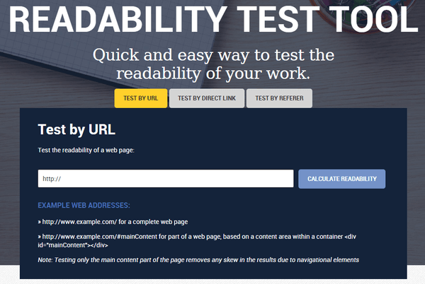  Readability Test Tool 
