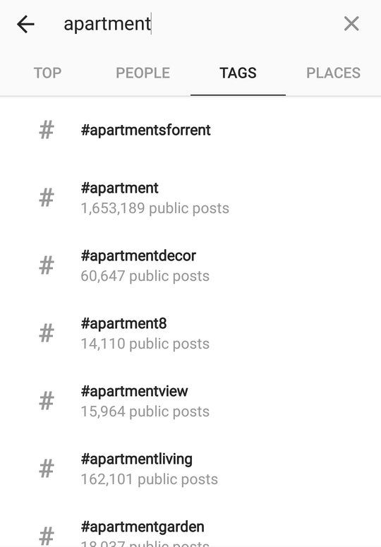  instagram hashtag search for apartments 