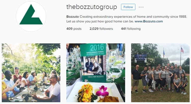  Bozzuto Group Instagram 