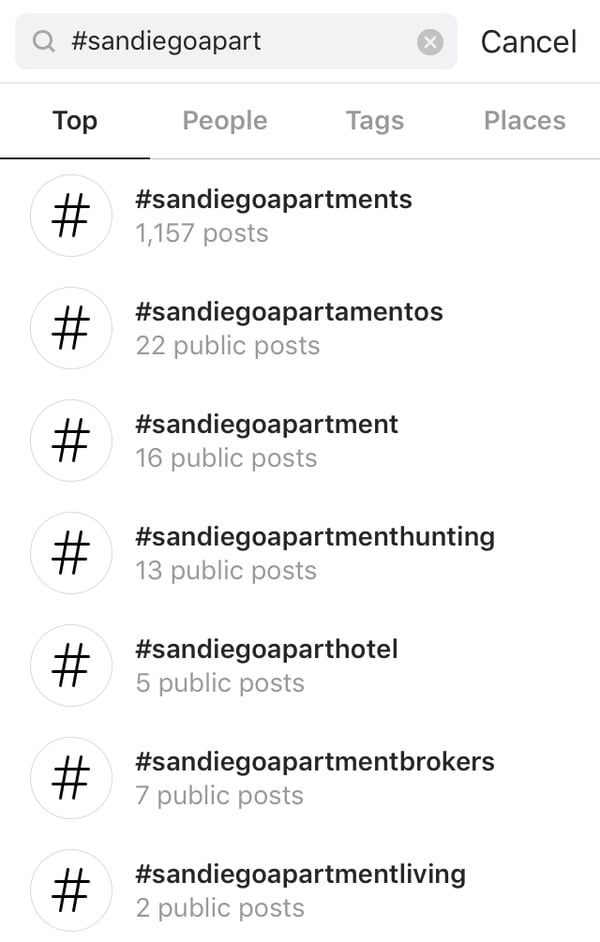  Always click through to the hashtags themselves to discover even more hashtags that relate well to whatever you're posting. 